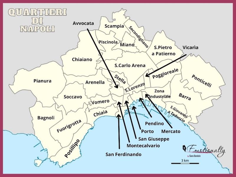 Mappa Quartieri di Napoli