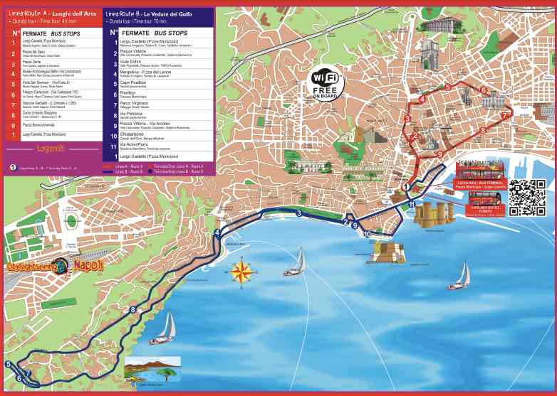 Mappa percorsi Sightseeing